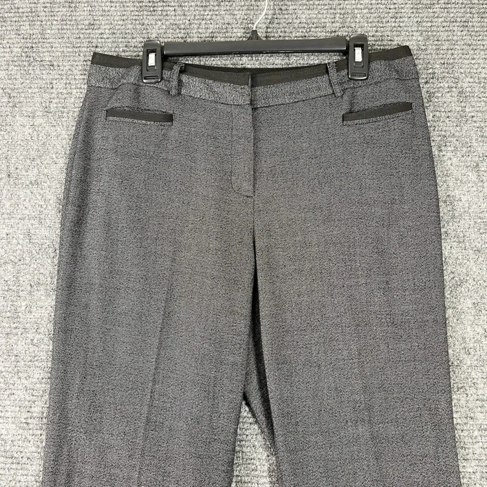Zac & Rachel Stretch Straight Leg Dress Pants Gray Office‎ 12 Women Corporate